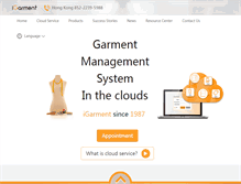 Tablet Screenshot of igarment.net